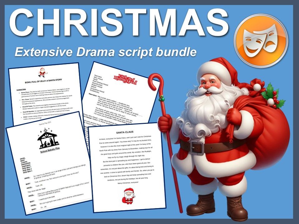 CHRISTMAS Drama script bundle