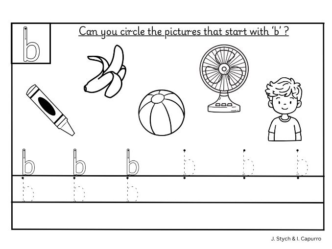 Differentiated Letter Formation Booklets
