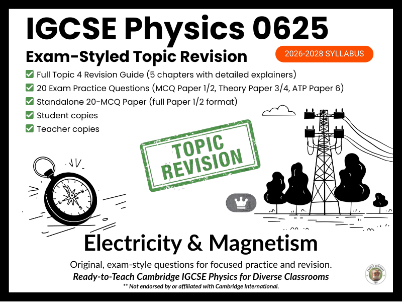 GCSE Physics 0625 Topic Revision Electricity & Magnetism