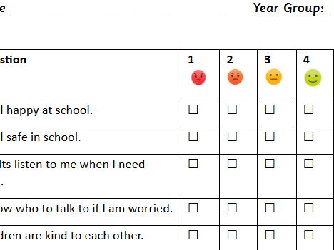 SEND Pupil Voice Questionnaire