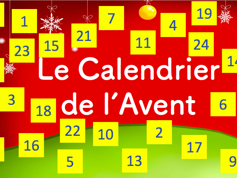 French- Questionnaire/ Compréhension sur les Origines du Calendrier de l'Avent