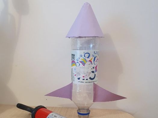 How to make an air pressure rocket