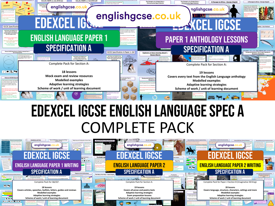 Edexcel IGCSE English Language Complete