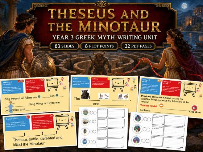 Theseus and the Minotaur Year 3 Unit (TWS)