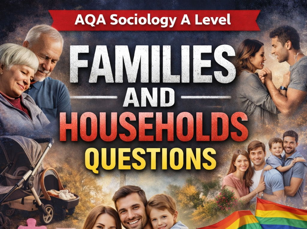 AQA A Level Sociology Questions - Crime and Families