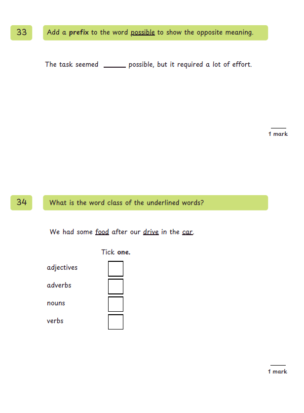 Year 6 SATs style Grammar, punctuation and spelling tests | Teaching ...