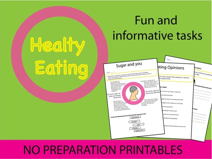 Healthy Eating lesson pack- PSHE and Food - with no planning!