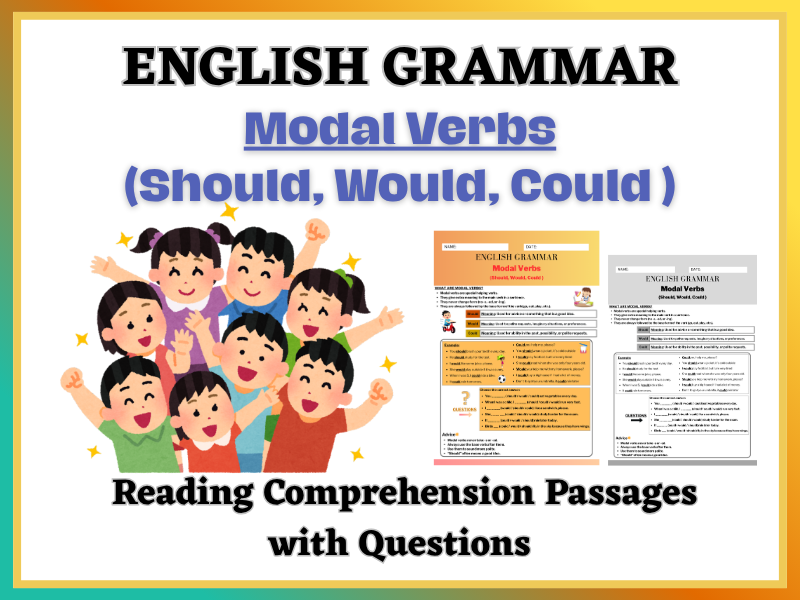 (Modal Verbs): Fun & Engaging Grammar Worksheets for Confident Learners