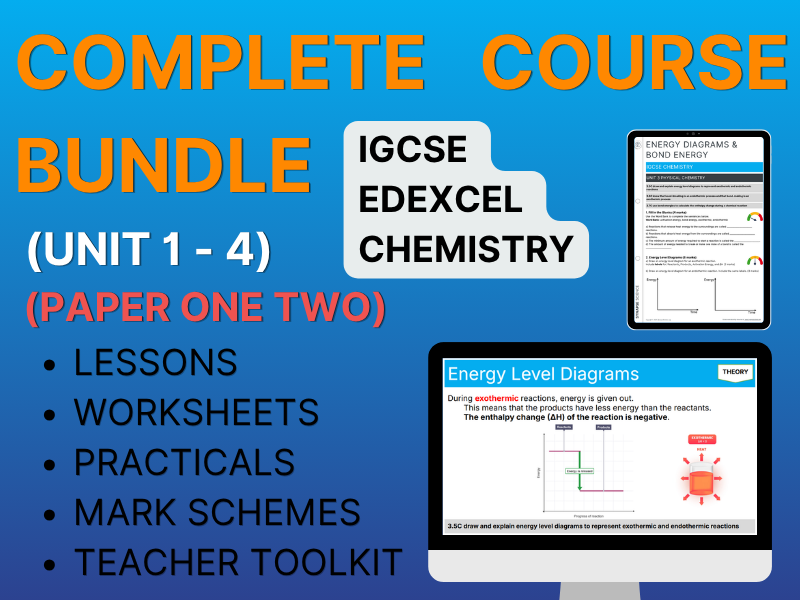 IGCSE Chemistry – Complete Course Package (Units 1–4) | Edexcel