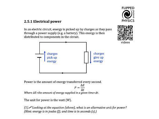 Electrical power