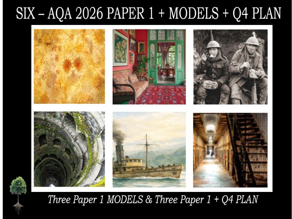 SIX - AQA PAPER 1 | 2026 FULL MOCKS | MODELS | Q4 PLAN
