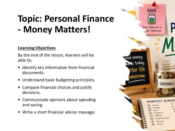 FS English Level 1 - Personal Finance