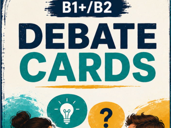 FREE B1+/B2 ESL Debate Cards