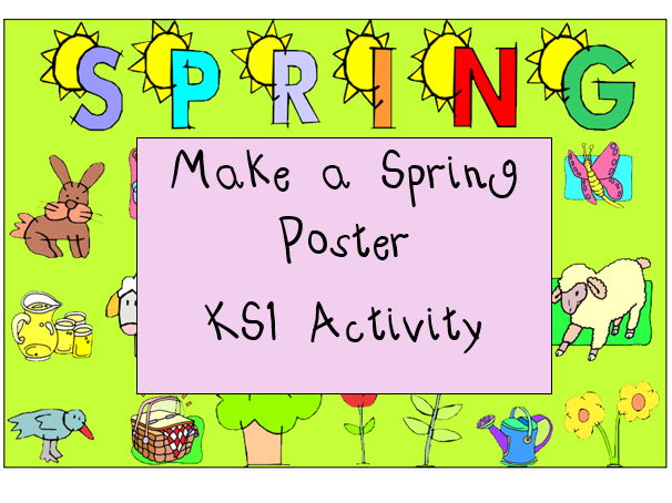 Make a Spring Poster KS1 and EYFS