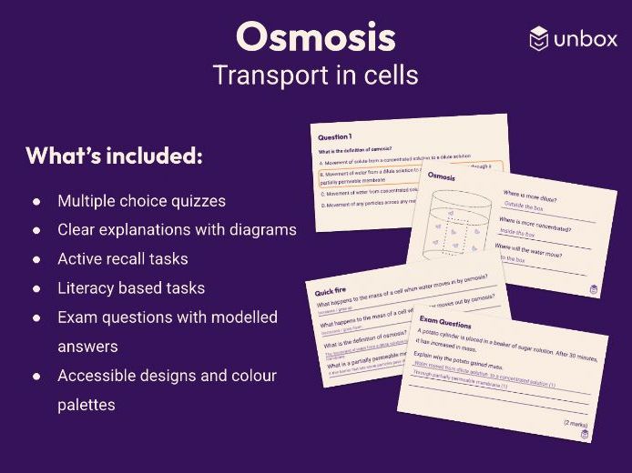 AQA GCSE 4.1.3.2 Osmosis