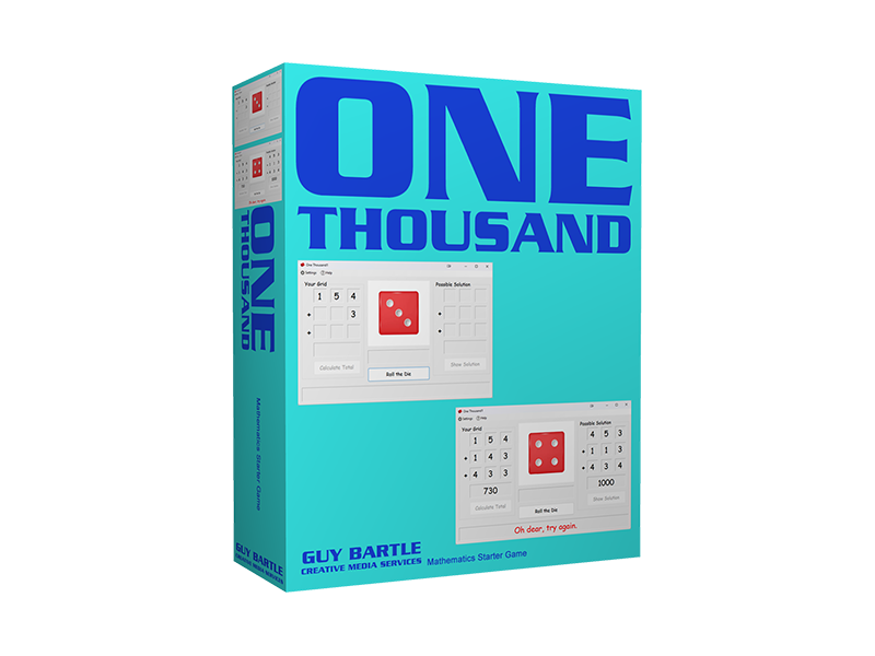 One Thousand Mathematics Game (for single Windows PC only)