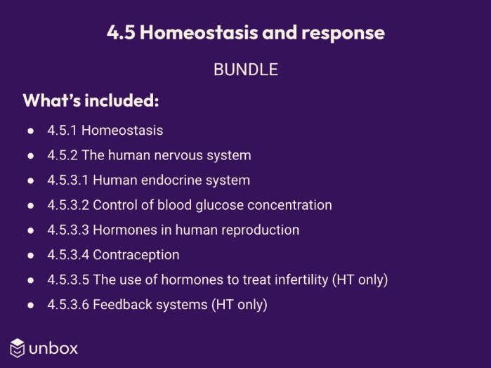 GCSE Combined Science: Trilogy 4.5 Homeostasis and response