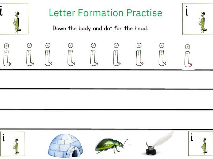 EYFS Letter formation practice
