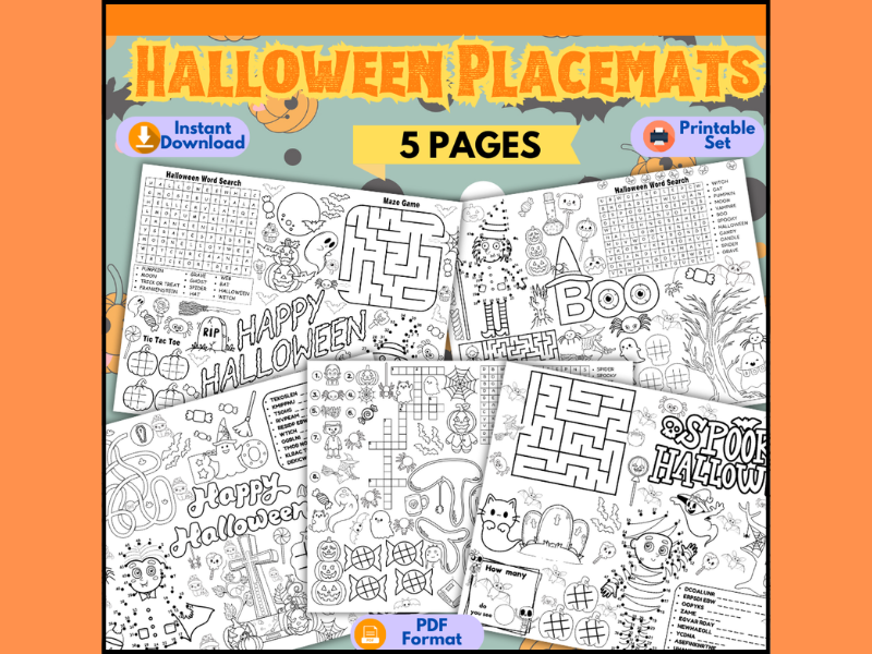 Halloween Placemats