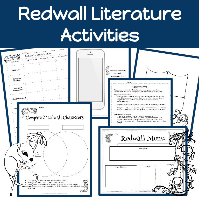 Redwall Activities- Brian Jacques' Book Redwall