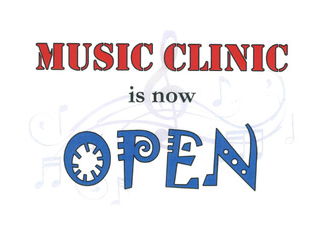 Free Music Clinic Sign