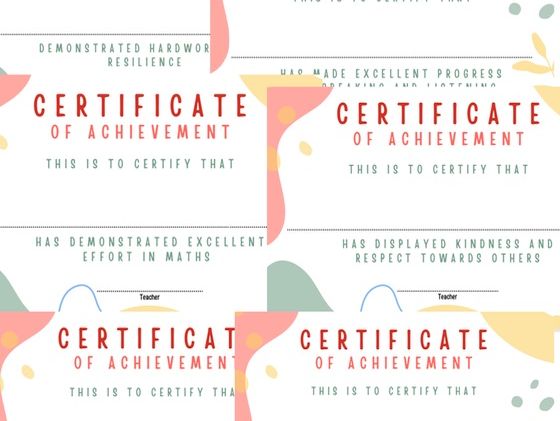 Certificates