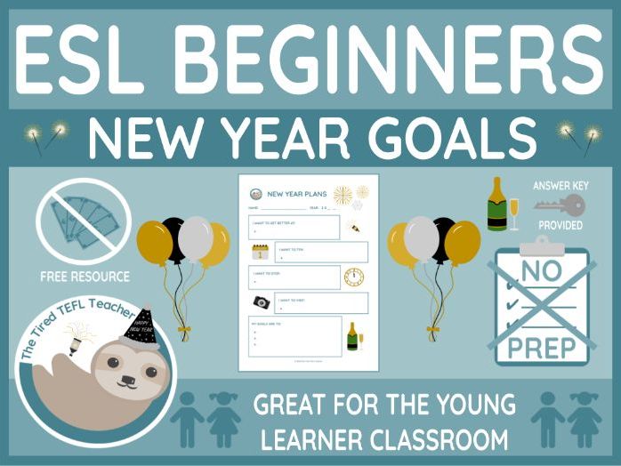 New Year Plans Worksheet