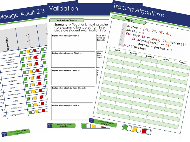 J277- Topic 2.3 Retrieval Booklet - Computer Science GCSE