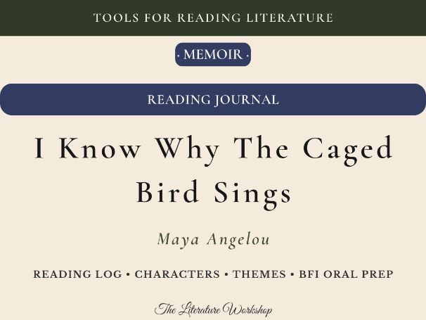 I Know Why the Caged Bird Sings – Reading Journal: Reading Log, Characters & BFI Oral Exam Prep