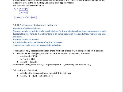 A LEVEL CHEMISTRY NOTES (AIM for A/A*) - Physical A Level AQA ...