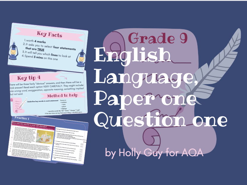 AQA English Language Paper 2 Question 1 Lesson: Full Marks Guide + Practice Questions