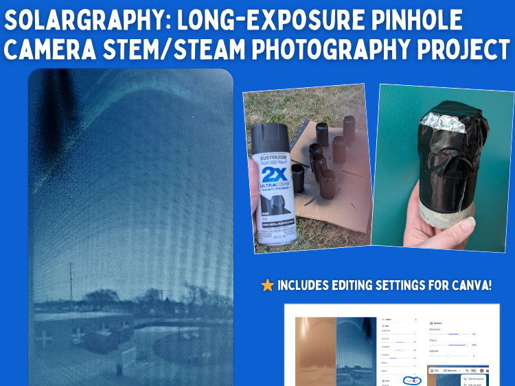 Pinhole Photography: Solargraph Science & Art Project (Soda Can Camera)