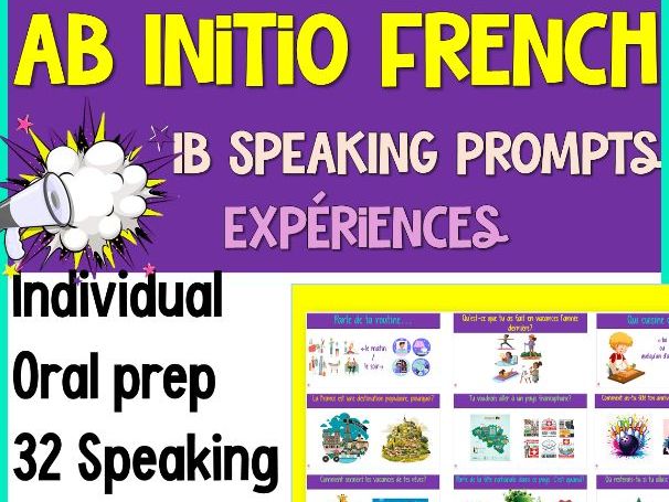 IB French Ab Initio Speaking Questions–Experiences (Daily Routine | Holidays)
