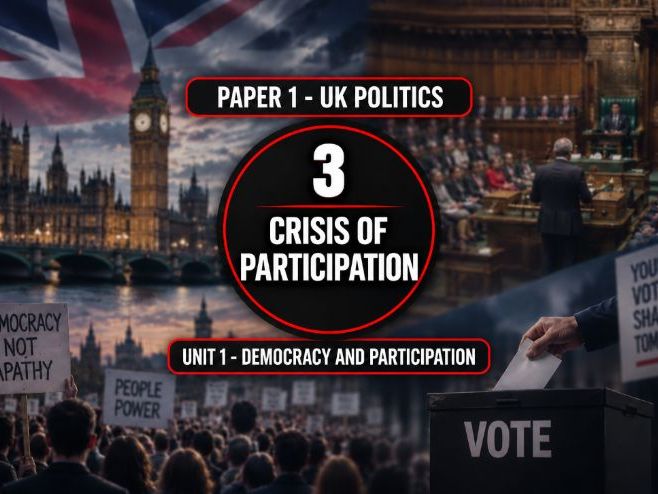 3 Democracy and Participation - Democracy in the UK - Crisis of Participation