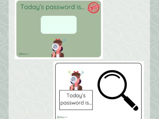 Phonics Password