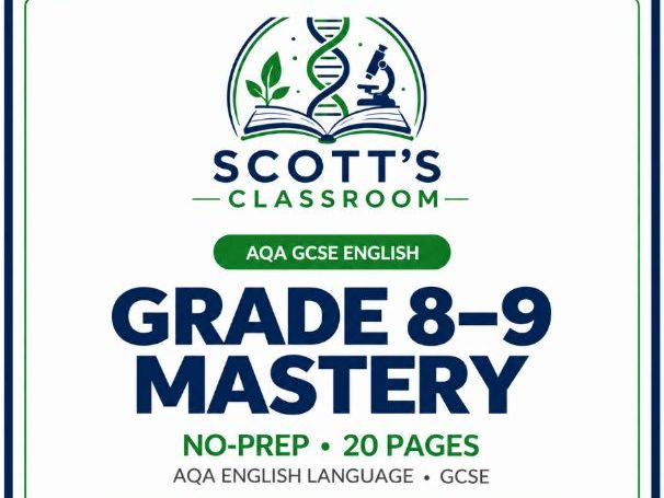 AQA GCSE English Language Grade 8-9 Mastery Workbook | Advanced Exam Skills