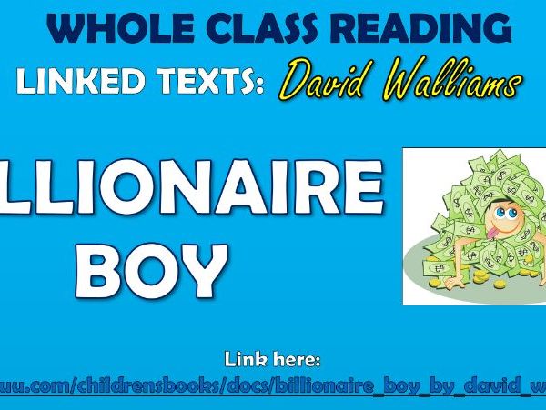 Billionaire Boy - Whole Class Reading Session!