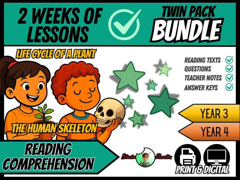 Life & Living Things | Reading Comprehension | Bundle | Year 3/4