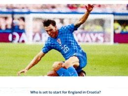 Croatia v England Preview + England's Squad of 27 + word search & vocabularies & poetry aid