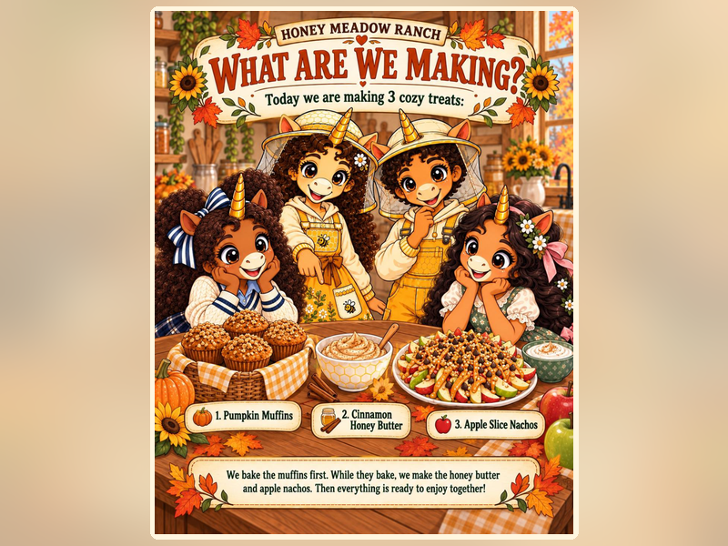 Fall Recipes for Kids | 3 Autumn Cooking Life Skills Activities PDF