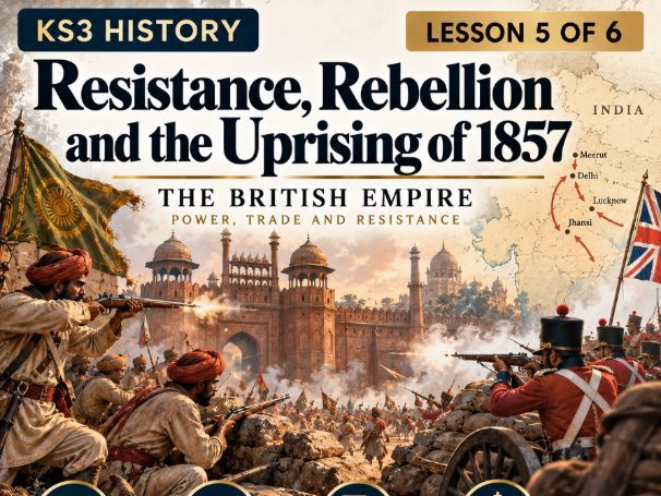KS3 History | Resistance, Rebellion and the Uprising of 1857 | British Empire | Lesson 5
