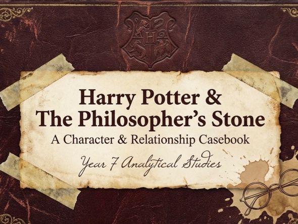 Harry Potter Philosophers Stone Analysis Mini Pack: Theme Character Language