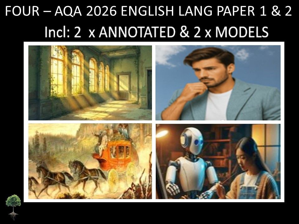 FOUR - AQA PAPER 1 & 2 | 2026 FULL MOCKS | ANNOTATED | MODELS