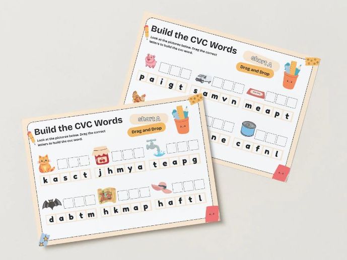 Build the word - CVC