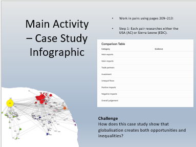 OCR A Level Geography Trade in the contemporary world: Unequal trade flows: U.S.A and Seirra Leone