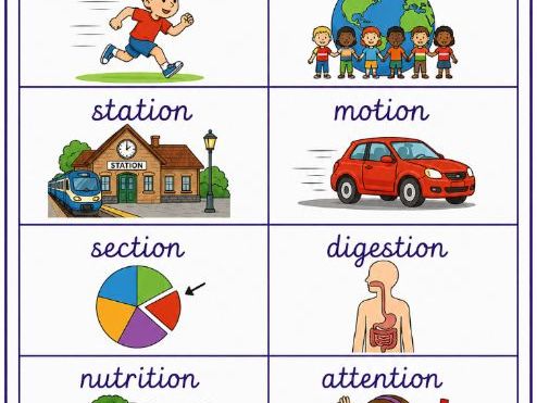 Year 4 EAL Spelling Poster – Week 4