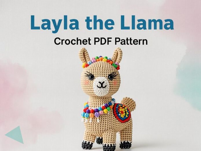 Layla the Llama – Crochet PDF Pattern