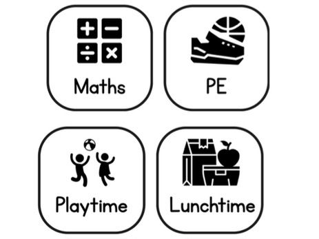 Low-Stimulus Classroom Visual Timetable for Inclusivity