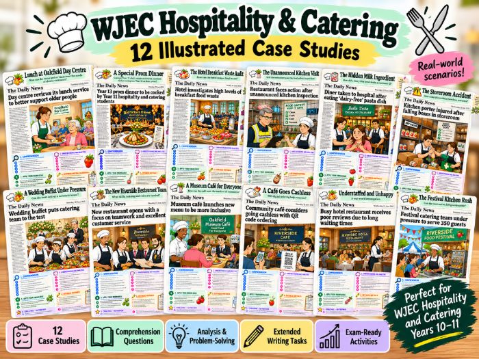 WJEC Hospitality: 12 Case Studies