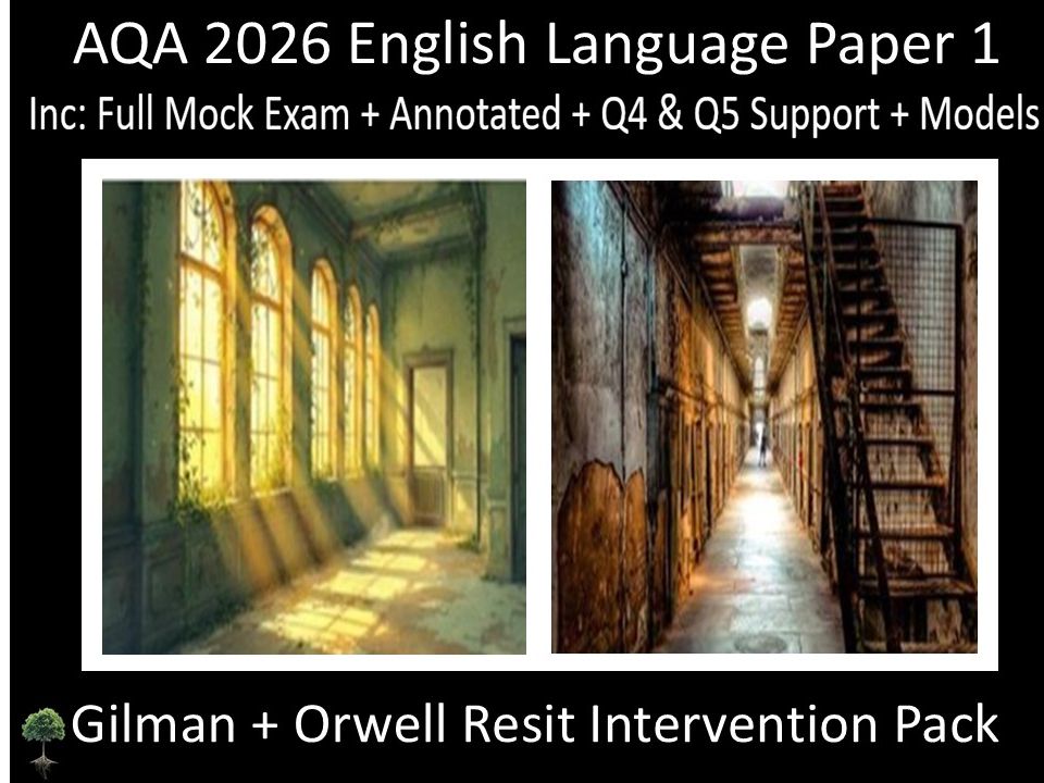 Two AQA 2026 English Language Paper 1 | RESIT INTERVENTION
